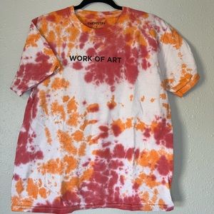 TIE DYE T-shirt “Work of Art” Size M